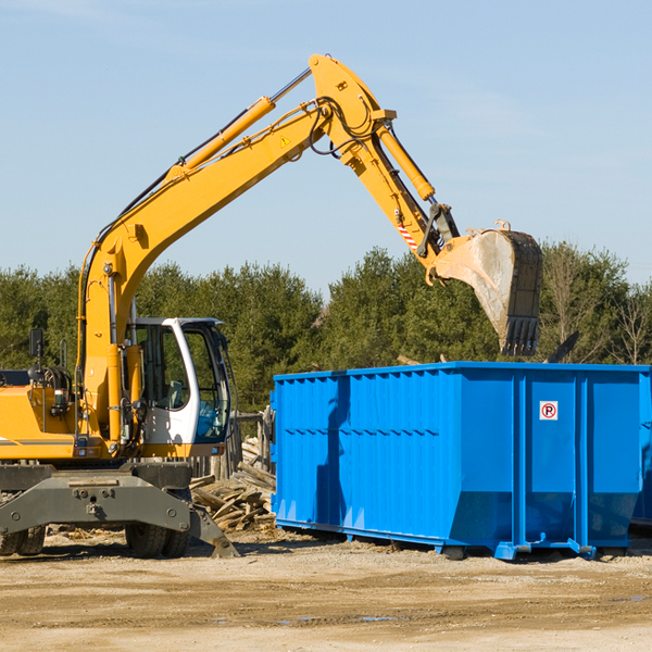 are there any restrictions on where a residential dumpster can be placed in Baca County Colorado